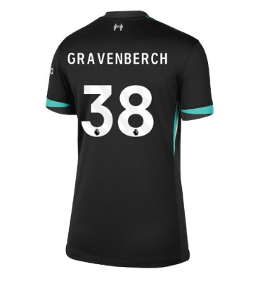 Liverpool Ryan Gravenberch #38 Bortatröja Dam 2024-25 Kortärmad